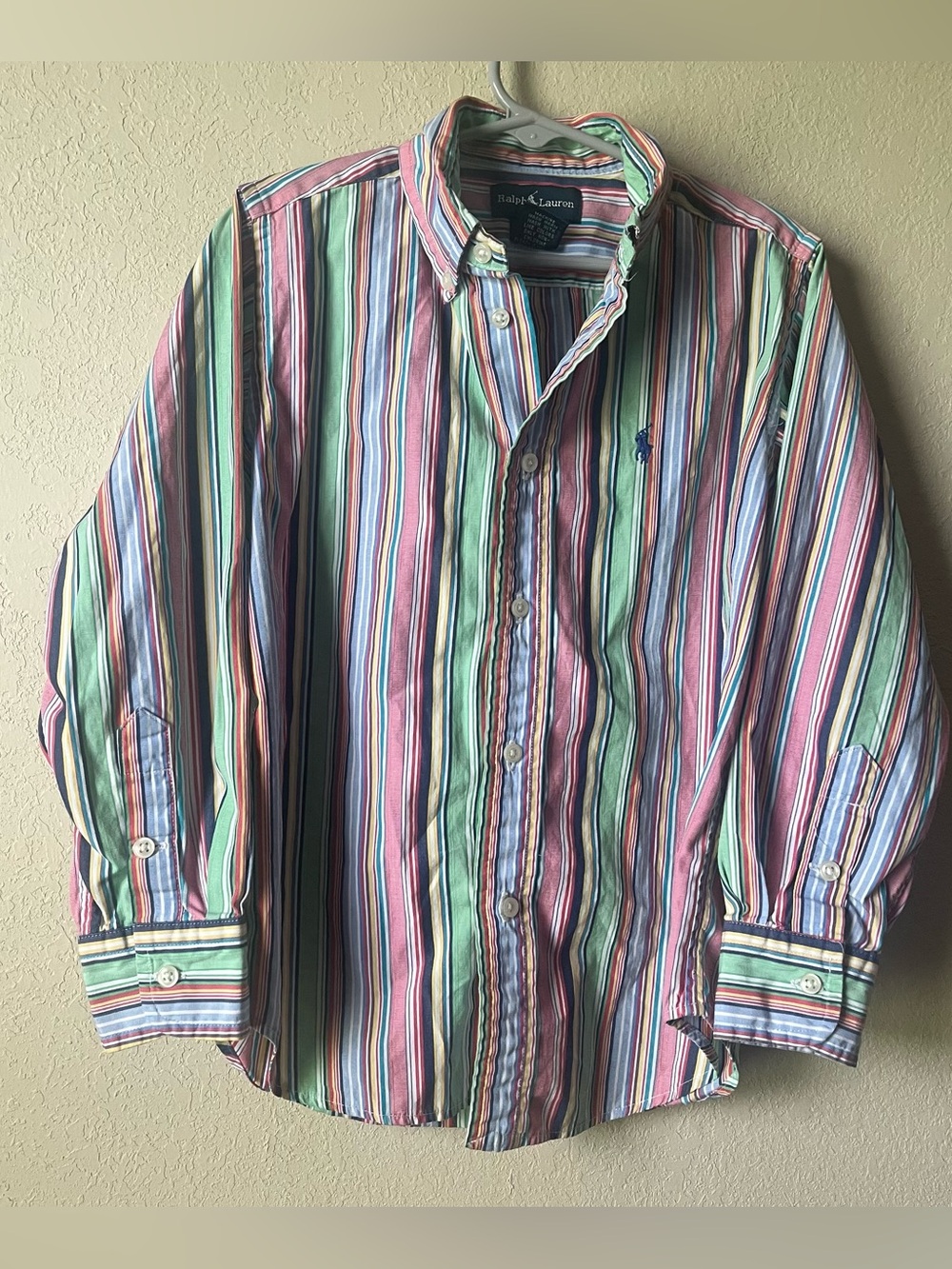 Vintage Ralph Lauren Kids Striped Button Down